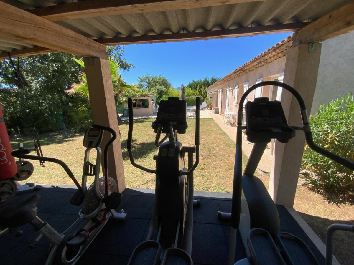 Villa climatisée, piscine privée chauffée, Fitness proche Cannes, Fréjus, St Raphael, Grasse Montauroux Exterior foto